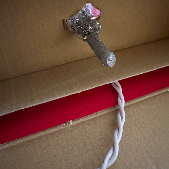 NWT Holiday Time Silver Star Light-Up Tree Topper - Picture 13 of 14